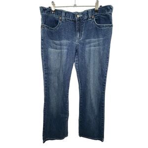 Metro 7 Low Rose Flare Jeans With Embroidery and Sequins On Bottom